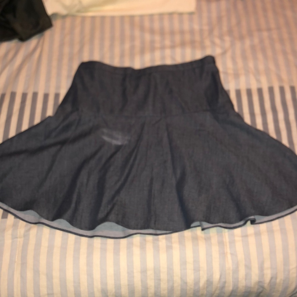 BCBG MAX AZRIA denim a-line skirt